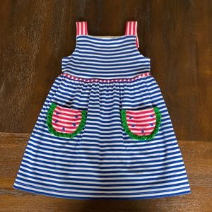 Florence Eiseman Knit Dress with Watermelon Pockets